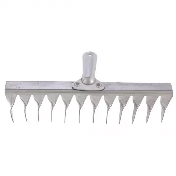 Грабли 12-зубые витые 290 мм нерж. сталь без черенка СИБРТЕХ 61753 купить в Перми