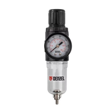 Фильтр-регулятор Denzel FR1500, 10 бар, 1500 л/мин, 1/4&quot;, 57459 купить в Перми