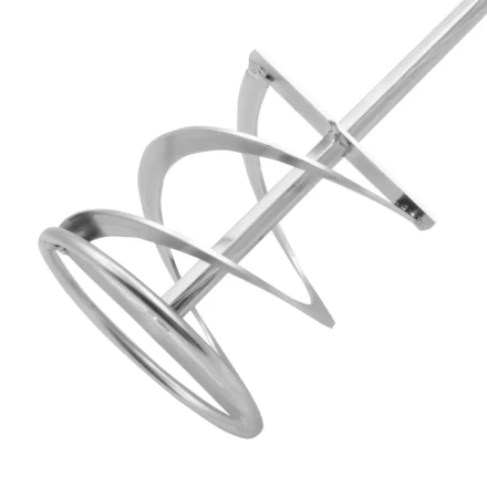 Миксер для красок и штукатурных смесей Denzel, 100 х 600 мм, оцинкованный, шестигранный хвостовик 10мм, 848457 купить в Перми