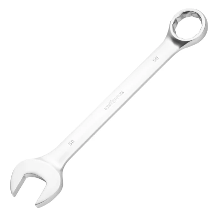 Ключ комбинированный 50мм, никелированный// Сибртех 14928 купить в Перми