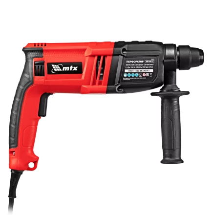 Перфоратор электрический MTX MRH-600-22, SDS-Plus, 600 Вт, 2,2 Дж, 3+1 режима 26682 купить в Перми