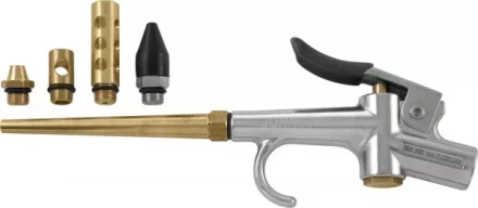 Пистолет продувочный  JAT-6904S с насадками 5 предметов  до 10 бар  Jonnesway 49737 купить в Перми