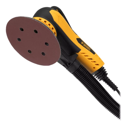 Машина шлифовальная орбитальная бесщет Denzel OS-150-BL 27606, 350 Вт, 4000-10000 об/мин купить в Перми