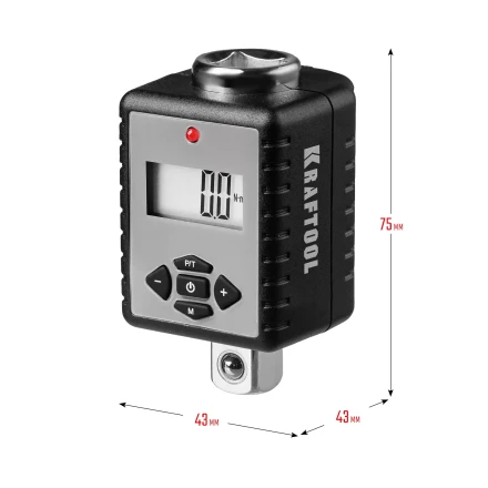 Адаптеры динамометрические электронные KRAFTOOL 64044-200 купить в Перми