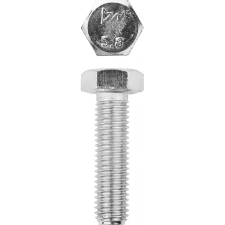 Болт ЗУБР &quot;МАСТЕР&quot; с шестигранной головкой, ГОСТ 7798-70, класс прочности 5.8, оцинкованный, M12x50мм, 5кг 303080-12-050 купить в Перми