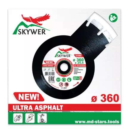 Диск алмазный 1A1RSS ULTRA ASPHALT SKYWER 510*3,8*15*30T*25,4 mm купить в Перми