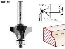Фрезы кромочные калевочыея №1 для ламината серия ПРОФЕССИОНАЛ