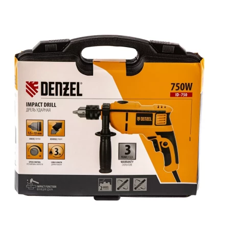 Дрель ударная ID-750 Denzel 26307 купить в Перми