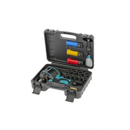 Гайковёрт пневматический ударный Gross Twin Hammer G985K2 с набором 17 предметов 57445 купить в Перми