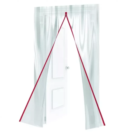 Пленочная дверь на молнии типа I 220x120cm с малярной лентой 2,5смх10м Matrix 88757 купить в Перми