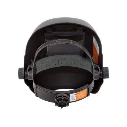 Маска сварщика ГЛАДИАТОР черная С5 FoxWeld с откидным стеклом купить в Перми