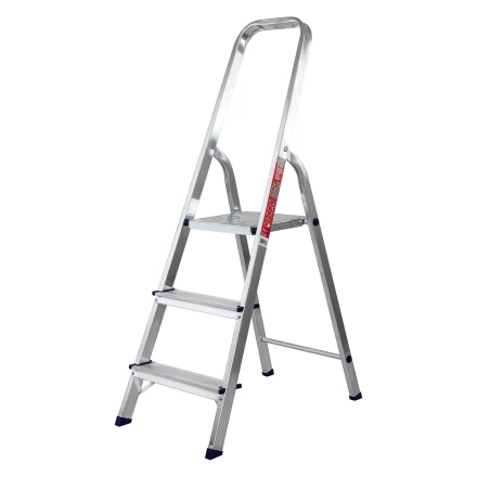 Стремянка усиленная MTX 9771277, 3 ступени, алюминиевая, Россия купить в Перми