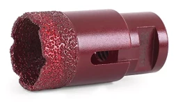 Алмазная коронка MESSER по камню с хвостовиком M14 (вакуумное спекание алмазов) 60 мм