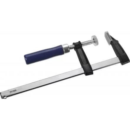 Струбцина DEXX, тип &quot;F&quot;, деревянная ручка, стальная закаленная рейка, 50х200мм 3205-50-200 купить в Перми
