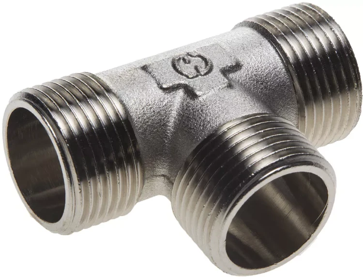 Тройник GENERAL FITTINGS никелированная латунь, ш/ш/ш, 1" 51051-1 купить в Перми