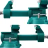Тиски KRAFTOOL Reversible слесарные 32705-165 купить в Перми