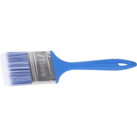 Кисть STAYER &quot;MASTER&quot; &quot;АQUA&quot; плоская для воднодисперсионных и акриловых ЛКМ, искусств щетина, пластмас ручка, 2,5&quot;/63мм 01072-63 купить в Перми