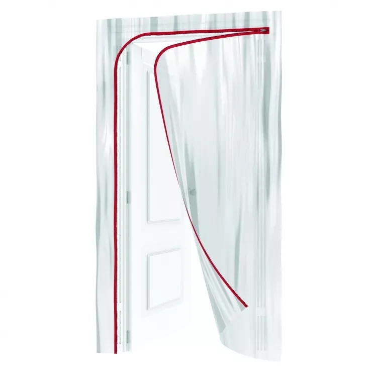 Пленочная дверь на молнии типа L 220x120cm с малярной лентой 2,5смх10м Matrix 88758 купить в Перми