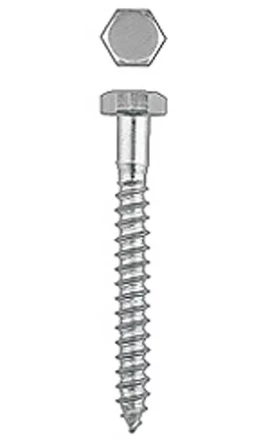 Шурупы ЗУБР "МАСТЕР" с шестигранной головкой, оцинкованные, 6x50мм, 100шт 4-300451-06-050 купить в Перми