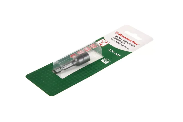 Головка HAMMER размер 8мм, H 48мм, S 1/4'' (229-003 PS HX) купить в Перми