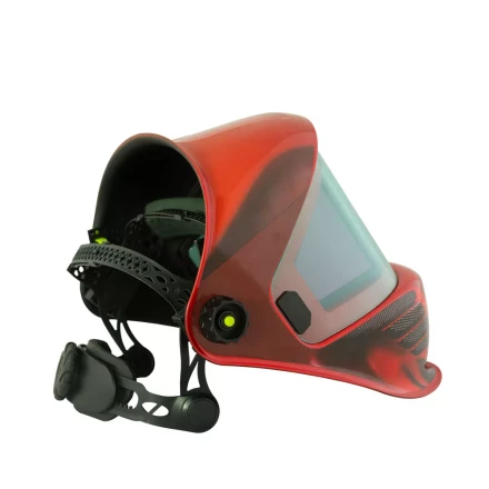 Маска сварщика Корунд МЕГА красная ф-р MEGA LED в коробке купить в Перми