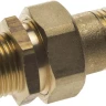 Соединитель GENERAL FITTINGS прямой с накидной гайкой, латунь, ш/ш, 1/2" 51037-S/S-1/2 купить в Перми