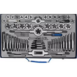 Набор метчиков и плашек ЗУБР "ПРОФЕССИОНАЛ", сталь Р6М5, 65 предметов 28110-H65