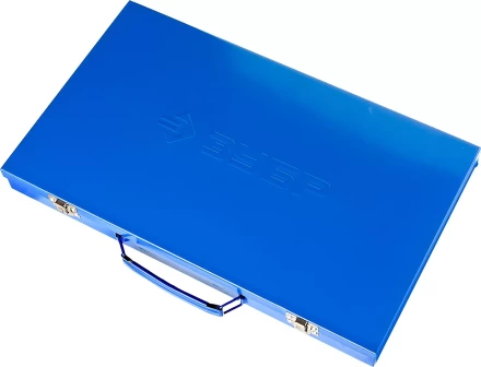 Набор метчиков и плашек ЗУБР &quot;ПРОФЕССИОНАЛ&quot;, сталь Р6М5, 65 предметов 28110-H65 купить в Перми