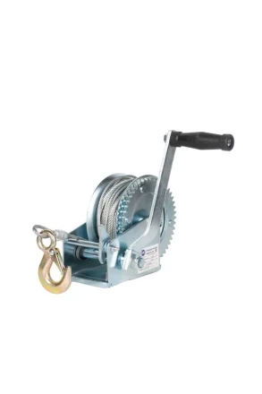 Лебедка ручная TOR ЛФ-1800 (FD) г/п 0,7 т длина троса 20 м 1006139 купить в Перми