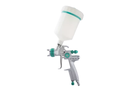 Пневматический краскопульт AG 901 LVMP профессиональный, гравитационного  типа, сопла 1,3 и 1,1 мм Stels 57365 купить в Перми