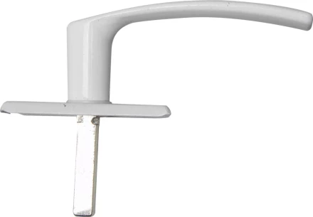 Ручка оконная поворотная &quot;РО1&quot;, покрытие полимерное цвет белый 37720 купить в Перми