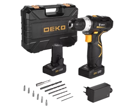 Дрель аккумуляторная в наборе DEKO GCD20DU3 SET3, 063-4142 купить в Перми