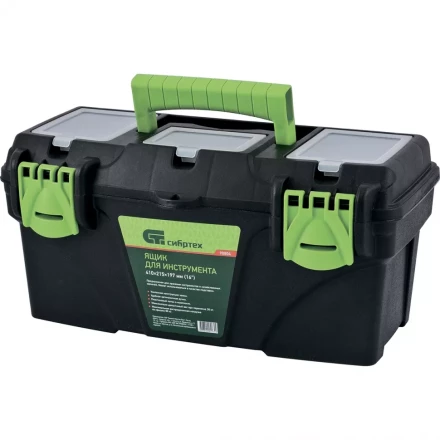 Ящик для инструментов 16” с органайзерами Сибртех 90807 купить в Перми