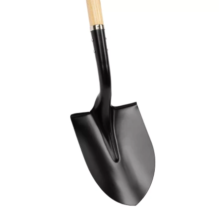 Лопата штыковая амер. типа, 215х285х1500 мм, деревянный лакированный черенок, LUXE Palisad 61377 купить в Перми