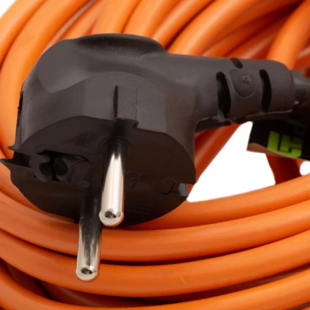 Удлинитель-шнур силовой 20 м Сибртех 95832, 16А, тип УХ16, ПВС, усиленный, 1 розетка без заземления купить в Перми