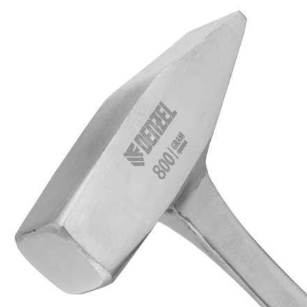 Молоток слесарный 800 г Denzel 10405, цельнометаллический, двухкомпонентная рукоятка купить в Перми