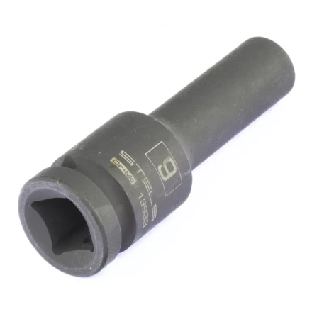 Головка ударная удлиненная шестигранная 9 мм 1/2&quot; CrMo  Stels 13933 купить в Перми