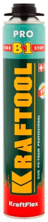 Пена &quot;PREMIUM B1&quot; профессиональная, монтажная, пистолетная, всесезонная, 750мл, KRAFTOOL 41186_z01 купить в Перми