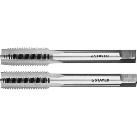 Комплект метчиков STAYER &quot;MASTER&quot;, сталь 9ХС, М12х1,75, 2 шт 28025-12-1.75-H2 купить в Перми