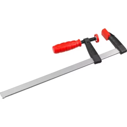 Струбцина ЗУБР &quot;МАСТЕР&quot;, тип &quot;F&quot;, пластмассовая ручка, стальная закаленная рейка, 50х250мм 32150-050-250 купить в Перми