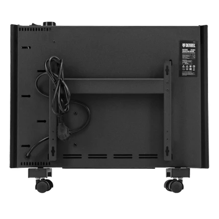 Конвектор электрический Denzel XCE-1000 B, 230 В, 1000 Вт, X-образный нагреватель черный 98127 купить в Перми