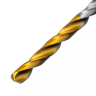 Сверло спиральное по металлу 3 x 60 мм, Р6М5, Golden Tip , 2шт. Denzel 718225 купить в Перми