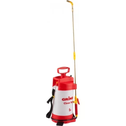 Опрыскиватель GRINDA садовый &quot;Clever Spray&quot;,5 л, с латунным  телескоп. удлинителем и упорами для ног 8-425155_z01 купить в Перми