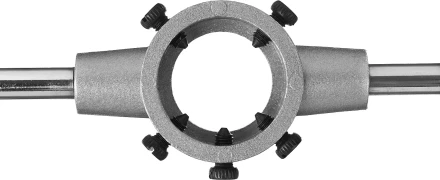 Плашкодержатель, ЗУБР Мастер 28142-38, с центровочными и прижимными винтами, 38х14мм для М12 - М14, L - 315мм 28142-38_z01 купить в Перми