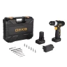 Дрель аккумуляторная DEKO GCD20DU3 SET 4, 063-4144 + набор 13 аксессуаров купить в Перми