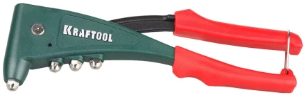 Заклепочник с усиленным литым корпусом, KRAFTOOL &quot;NX-5 31173, для заклёпок d=2,4-4,8 мм - алюминий и сталь, d=2,4-4,0 - нерж сталь 31173 купить в Перми
