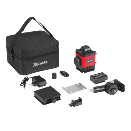 Лазерный уровень м-призм. ML 360-4 Basic SET, 30 м, зеленый луч, акк. Li 3000 мАч, сумка// MTX 35084 купить в Перми