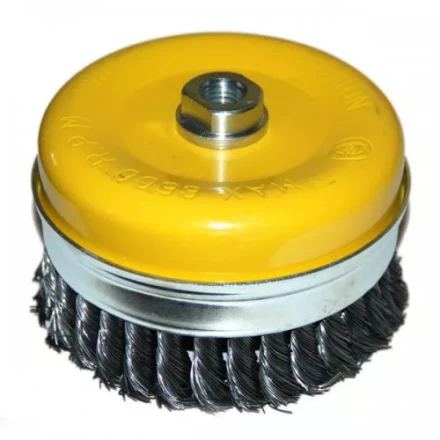 Щетка для УШМ чашечная М14/125 мм, ст.витая 1/20 51548 купить в Перми