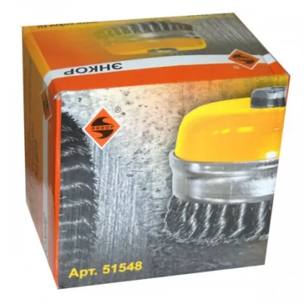 Щетка для УШМ чашечная М14/125 мм, ст.витая 1/20 51548 купить в Перми