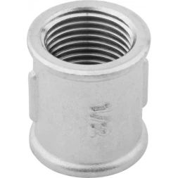 Муфта ЗУБР "ЭКСПЕРТ", никелированная латунь, 1/2" 51291-1/2